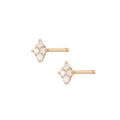 China Trendy Fashion Earrings Trend 2021 Stylish Stud Earrings Silver Diamond Stud Earrings for sale