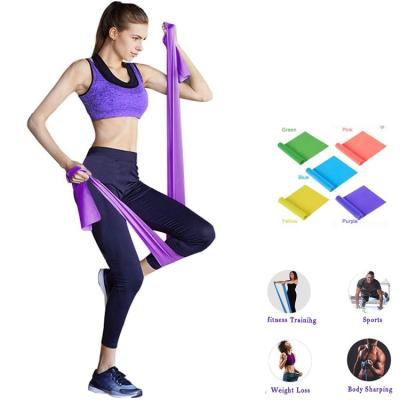 China Wholesale Durable Yoga Resistance Band Elastic Band Exercise Belt Band Resistance Bands For Exercise Fitness for sale