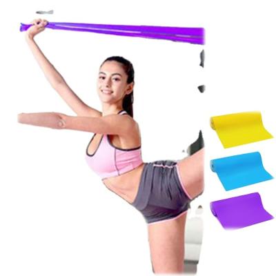 China Custom Printed Eco Friendly Thera Band Elastic Band Home Fitness Resistance Bands Durable Wholesale Exercise Band for sale