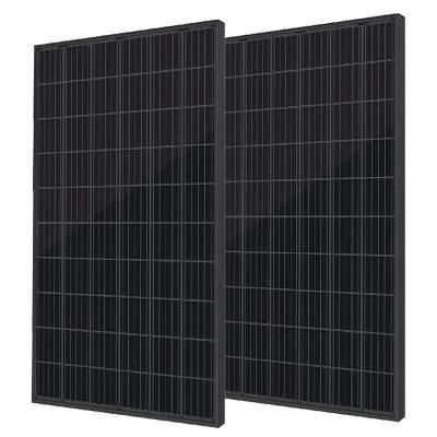 China Curtain Wall Photovoltaic High Power 158.75mm 60 Half Cell Silicon Solar Batteries 310-325W All Solar Panel Black Cell For Solar Power Generation for sale