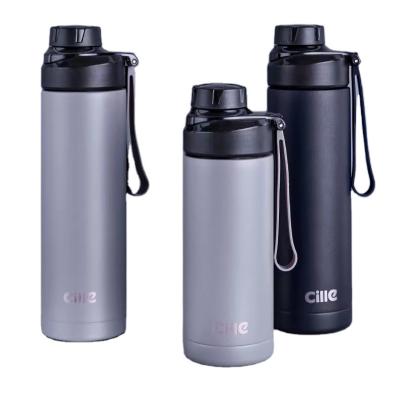 China 316 Stainless Steel Thermos Men And Women Portable Sports Cup Viable Outdoor Water Bottle for sale