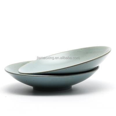 China Jingdezhen Sustainable Solid Color 1320 Degree White Porcelain 8-9 Inch Bowl for sale