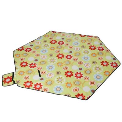 China Travel Hiking Daily Used Warm New Arrival Hexagon Fleece Picnic Mat Blanket For Tent for sale