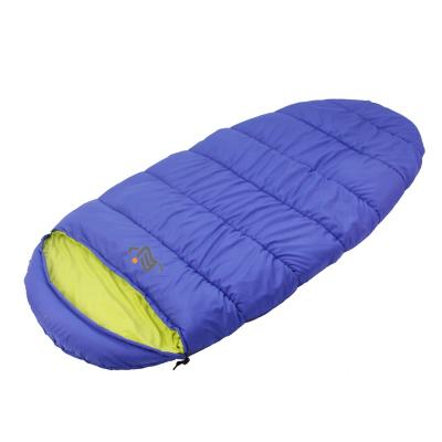 China Envelope Type Large Size Polyester Egg Wraps With Hood Adult Sleeping Bag Outdoor Camping Hiking Traveling for sale