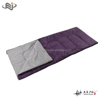 China Sleepingbag 190*75cm 1kg envelope polyester cotton 3 season camping hiking custom logo 20years travel factory 190*75cm for sale