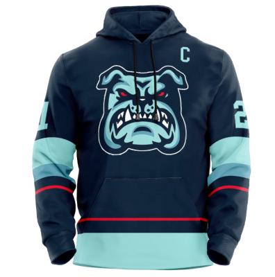 China 2021 New High Quality Blank Anti-wrinkle Hockey Hoodie Custom With Team Logo Number Design Your Own for sale