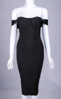 China Customized Elegant A - Line Bandage Dress Sleeveless For Ladies for sale