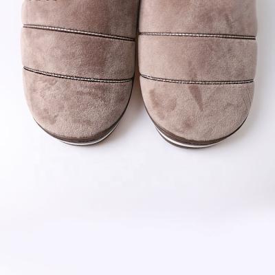 China Fashion trend men's and women's indoor home slippers couples fall and winter floor protection cotton slippers for sale