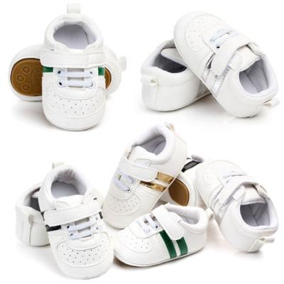 China Bulk Baby Boy Flat Shoes Baby Canvas Sneakers Prewalker Shoes For Baby for sale