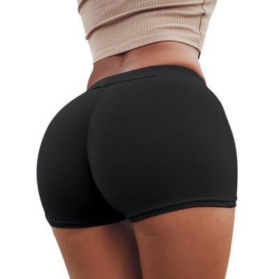 China Anti-UV Yoga Shorts Pants Running Booty Yoga Women Sports Shorts Workout Fitness High Waisted Gym Leggings for sale