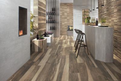 China Easy Installation Loose Lay Vinyl Flooring With Light Wood Grain / Stone Grain for sale