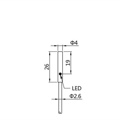 China Mental Proximity Sensors Sn 0.6MM Proximity Sensor 3mm Inductive Switches 0.1ms for sale