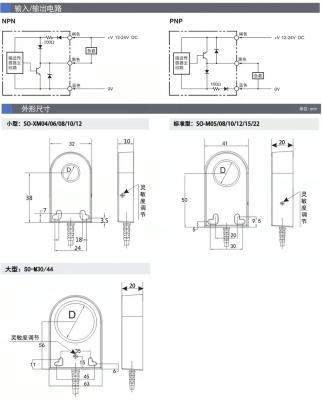 China NPN.NO/NC Fiber Optic Sensor Position Sensor 1mm DRAWING COUNTS Fiber Optic Window Can Be Customized Detection Of Objects for sale