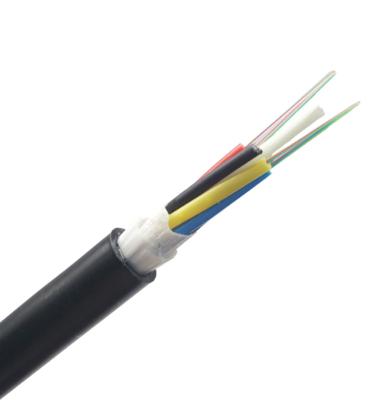 China Duct / Aerial Outdoor ADSS G652D Fiber Optic 12core Singlemode Singlemode Optical Cable for sale