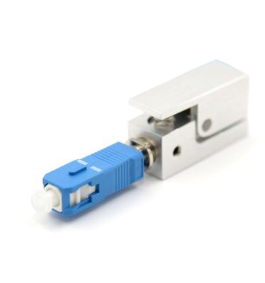 China Telecommunication SC Special Type Bare Fiber Optic Adapter For Telecommunication for sale