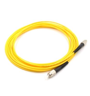 China FTTH FTTB FTTX network communication single mode 1m indoor fc connector G652D fiber optic patch cord for sale