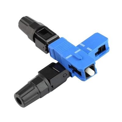 China FTTH Good Quality Connector SC UPC Fiber Optic Fiber Optic Fast Connector for sale