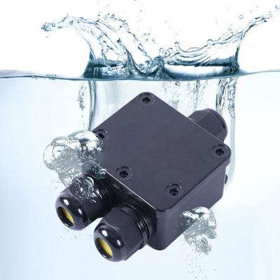 China Hot selling indoor/outdoor antiflaming terminal box with waterproof connectors IP68 PG13.5 4-15mm cable gland junction box for sale