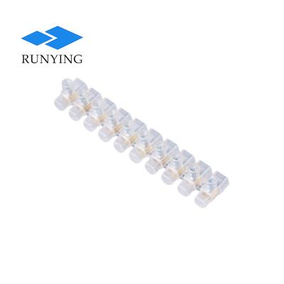 China audio & Good Quality Visual European Specs Cable 10 PC Post Male-Female Connector Screw-Mount Connector Plastic Terminal Block Strip for sale