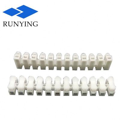 China 2.5-4 12 Square Position Braking Splice Wire Terminals Electrical Wire Connector Strip Fast Fast Push In Cable Terminal Block for sale