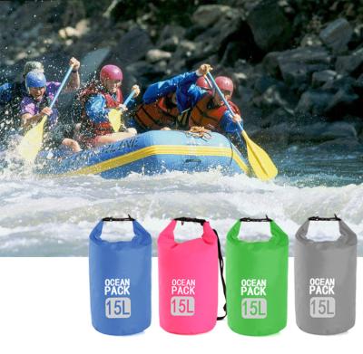 China Wholesale Custom Logo 500D Outdoor 3L PVC Waterproof Bag Anti-fall 2021 Floating Ocean Boating Fishing Swimming Waterproof Dry Bag for sale