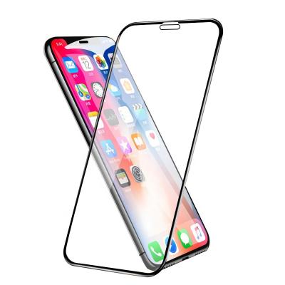 China 9D anti-explosion anti-explosion curved edge full coverage tempered glass screen protector for iPhone 11 12 pro max for sale