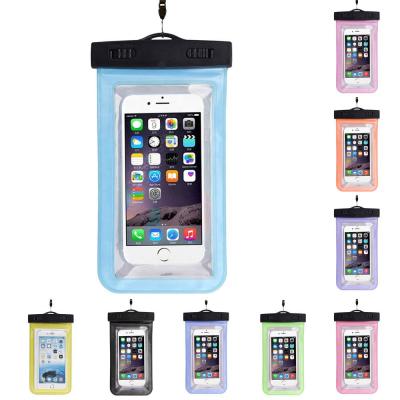 China Universal High Quality Sandproof Waterproof Water Proof PVC Cell Phone Dustproof Cases Waterproof Bag/Pocket for sale