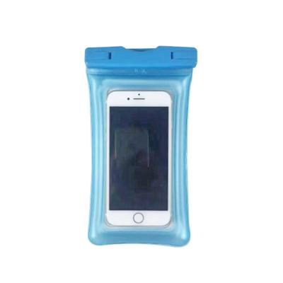 China Touch Screen Floating Universal Mobile Phone Inflatable Floating Waterproof Bag For iPhones Water Resistant Phone Waterproof Bag for sale