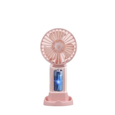 China Rechargeable Fan+Table Fan+Portable+Silent+Can Be Mobile Phone Holder Small Fan Small Mini Portable Handheld Rechargeable Student Dormitory Silent USB Fan With Bracket for sale