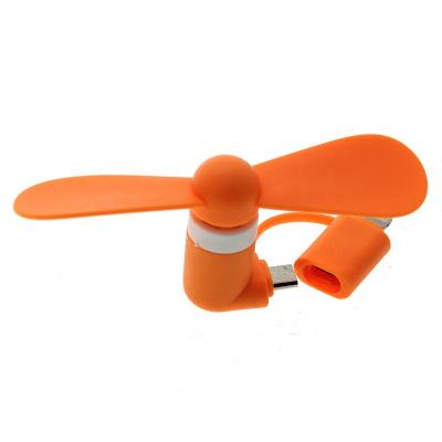 China Mobile Phone Fan 2 IN 1 Plus Portable USB Mini Fan For iPhone 5/5s/5c/6/6 plus/6s/6s Mini Micro USB Fan For Android Phone for sale