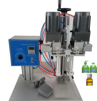 China Semi Automatic Food Capping Machine Pump Top Screw Cap Capper / Cap Closing Machine for sale