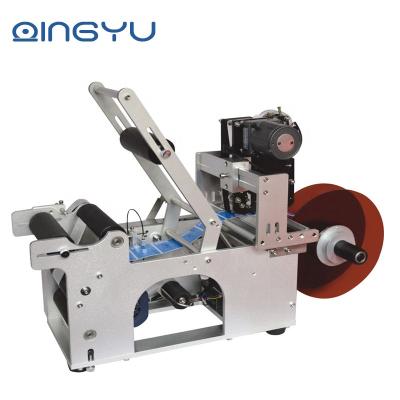 China Beverage semi automatic sticker labeling machine MT-50 for glass PET bottle for sale