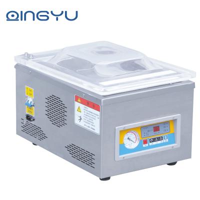 China DZ-400T Food Kitchen Artifacts Small Vacuum Packing Machine For Fish Cheese Meat Fruit for sale