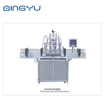 China Full Automatic Plastic Liquid Filling Machine Food Bottle Water Filling Machine 4 Heads for sale