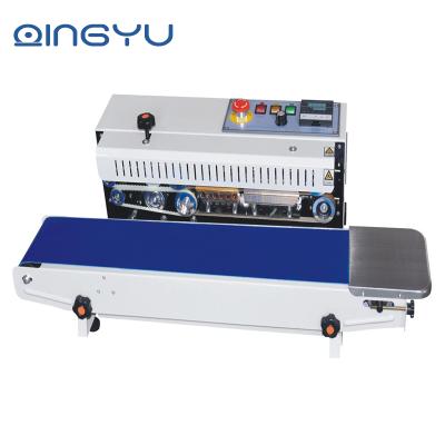 China Fr 770W Horizontal Spray Painting Type Food Sealing Machine / Film Bags Band Sealer for sale