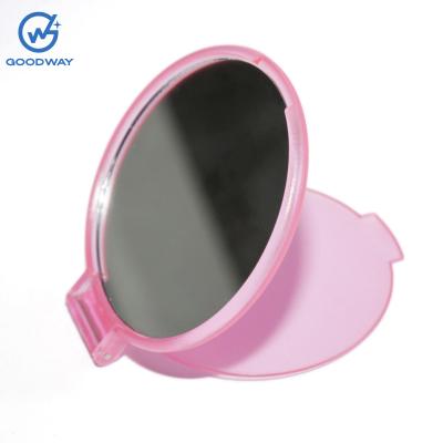 China Pocket Mirror Round and Slim Compact Makeup Mirror, Single Side Mirror for Purse, Portable Makeup Mirror for Women for sale