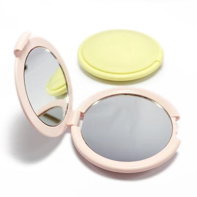 China Pocket Mirror Around Double Sided Makeup Mirror , Portable Travel Makeup Mirror For Women for sale