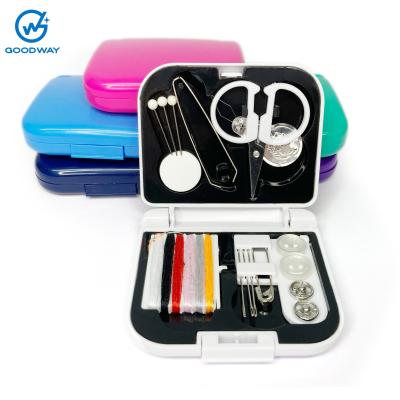 China Mini Folding Sewing Box for Travel, Pocket Sewing Tool Kit, Portable DIY Sewing Accessories GW2101 for sale