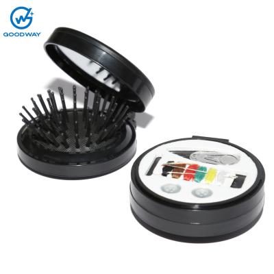 China Mini Folding Sewing Box with Mirror and Brush, Pocket Sewing Tool Kit, Promotional Gifts GW2111 for sale