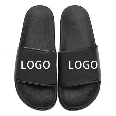 China Custom Anti-Smell Color Mens Logo 3D Rubber Slide Sandals For Women And Ladies Flip Flops Slippers Beach Sandals for sale