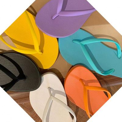 China Anti-Smell Chenyu 2021 Latest Design Casual Sandal Women Beach Custom Logo Flip Flops Slipper Slide Soft Rubber Flip Flops Eva Japan Style for sale