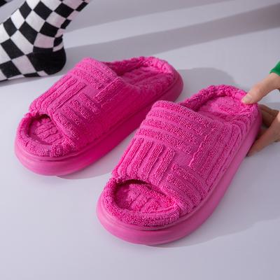 China Fashion Trend Slippers Soft Non-slip Indoor Outdoor High Heel EVA Slippers For Winter for sale