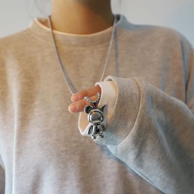 China 2022 Fashionable Sweater Chain All-match Hip-Hop Necklace Sweater Doll Pendant Jewelry for sale