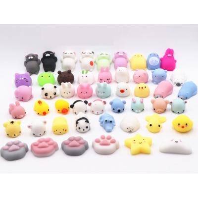 China Relieve Stress Hot Wholesale 2021 TPR Animal Joints Cats Squeeze Duct Toys Decompression Toys for sale