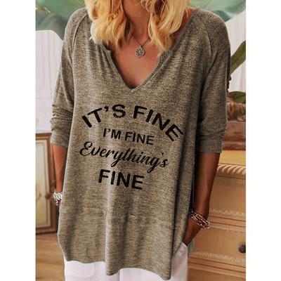 China Wish 2021 Wholesale QUICK DRY Letter Printed Long Sleeve T-shirt Basing Shirt Women T-shirt for sale