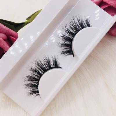 China Best Selling Wholesale Crisscross Lashes Mink Eyelashes Wholesale Fluffy 3D Real Mink Eyelashes Mink Lashes Vendor for sale