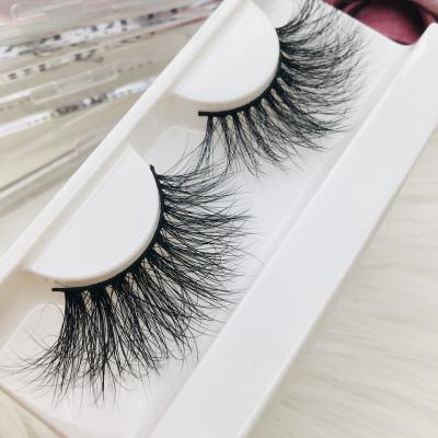 China Free Fake Mink Silk Eyelashes Crisscross Cruelty Vendor 25MM Mink Fluffy Lashes With Custom 3D Mink Eyelashes With Lashbox for sale