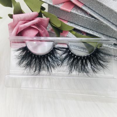 China Wholesale Magnetic Crisscross Mink Lash Bulk 3D 25MM Mink Lashes Fluffy 3D Mink Lashes Packing Vendors for sale