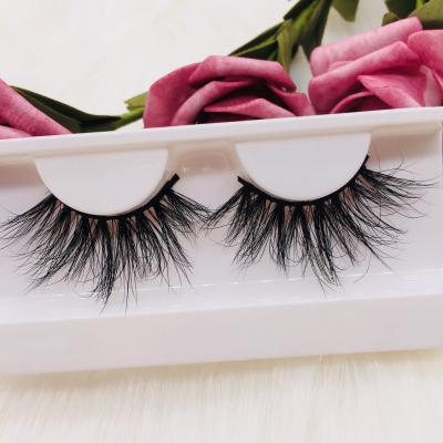 China Wholesale Factory Price Real Mink Eyelashes Private Label Custom Lash Boxes 3D 100% Crisscross Mink Lahes for sale