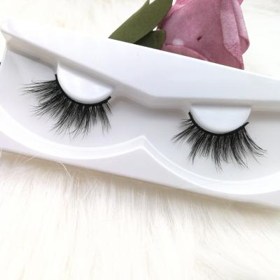 China Long 100% Real Half Mink Lashes Private Label Eyelashes Natural Mink Lashes 3D Mink Eyelashes Custom Eyelash Packaging for sale